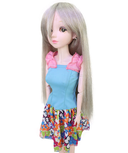 Wigs2you WD40-044 ドールウィッグ！13インチ ブロンド JP BJDドールウィッグ – 耐熱合成毛、難燃性、標準キャップ