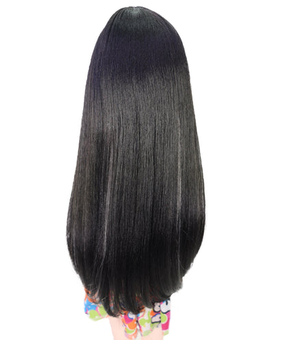 Wigs2you WD40-045 ブラック/グレー JP BJDドール用ウィッグ – 14インチ 耐熱合成繊維 標準キャップ付き コスプレドール用  "