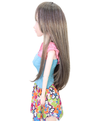 Wigs2you WD40-046 ドールウィッグ！「12インチ」ダークブラウン JP BJDドール用ウィッグ – 耐熱合成繊維、標準キャップ付き（コレクタードール用）   "