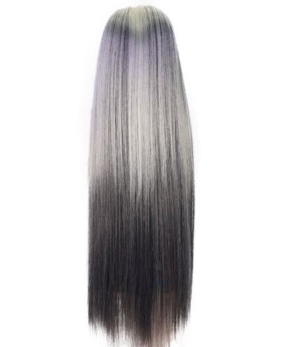 Wigs2you WD40-049 ドールウィッグ！18インチ（約46cm）ロングドールウィッグ、ホワイトグレー、ストレート、難燃性合成繊維ウィッグ  "