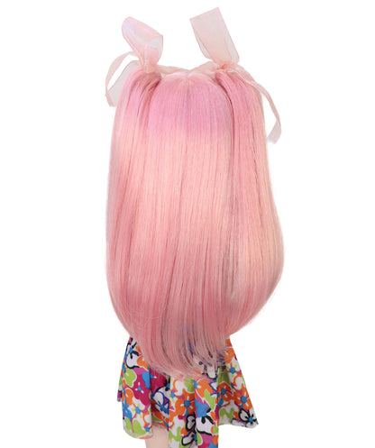 Wigs2you WD40-052 ドール用ウィッグ！11インチ ライトピンク ドール用ウィッグ レイヤードツインテール 難燃性合成繊維製 ミニチュアドール用ヘアピース  """