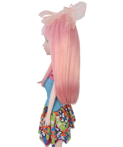 Wigs2you WD40-052 ドール用ウィッグ！11インチ ライトピンク ドール用ウィッグ レイヤードツインテール 難燃性合成繊維製 ミニチュアドール用ヘアピース  """