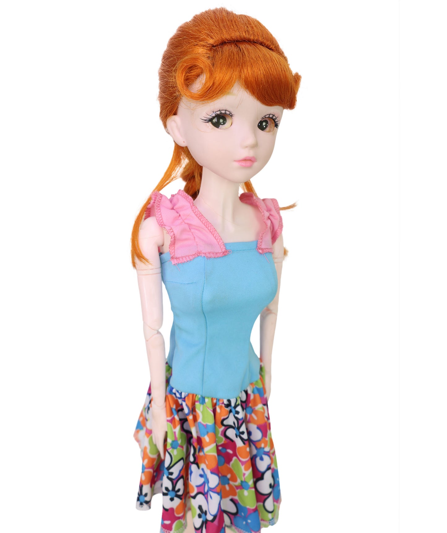 Wigs2you WD40-063 BJD 9インチドール用ウィッグ バーガンディ 難燃性合成繊維 ショートヘア 調節可能なキャップレスフィット  "