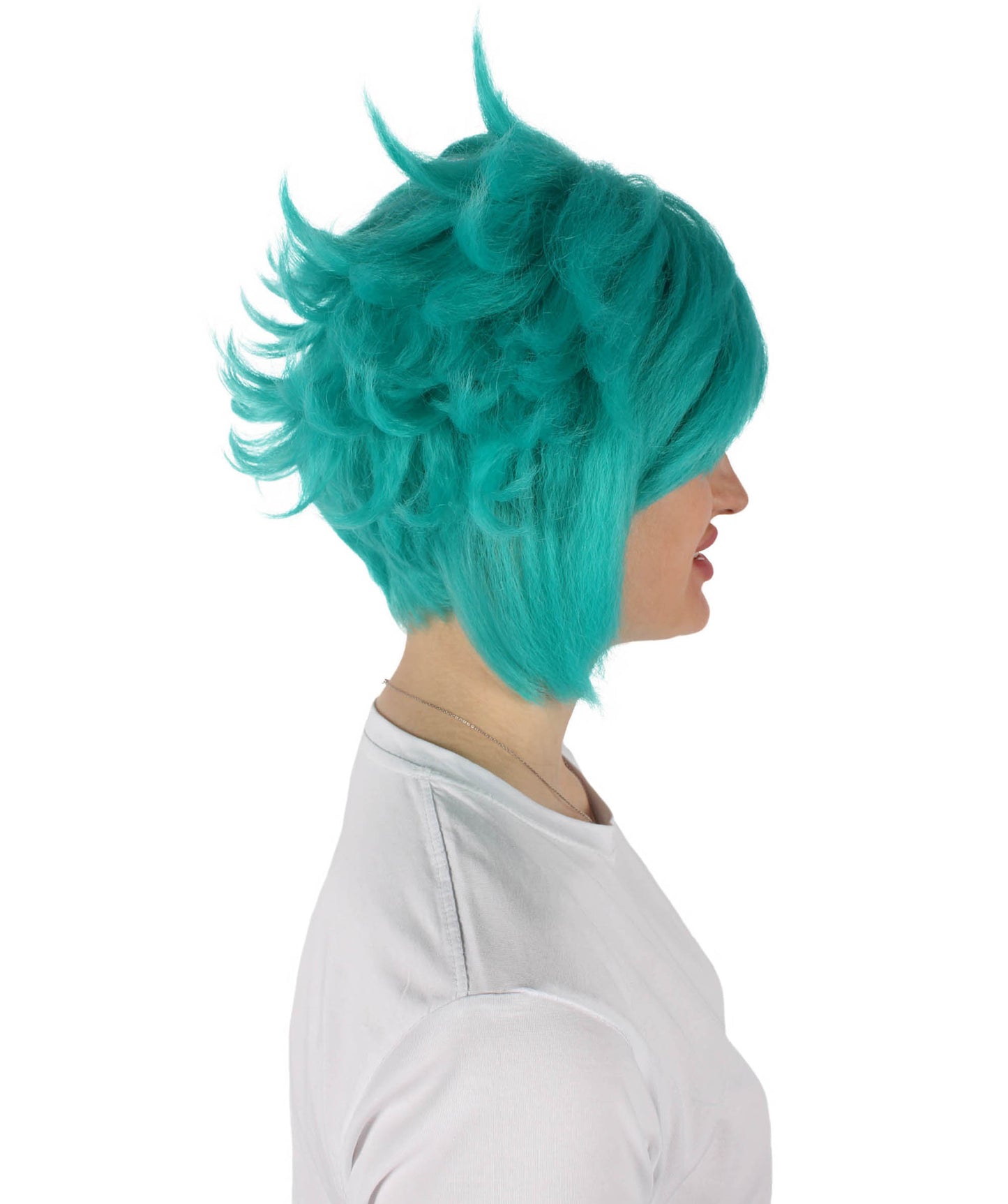 Wigs2you H-6922 大人用女性用マルチインストゥルメンタルミュージカルジーニアス グリーンゲーミングウィッグ