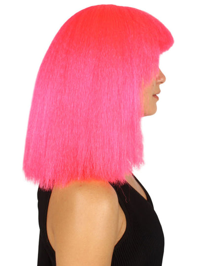 Wigs2you ハロウィンパーティープレミアムレディース H-1527 美しいルックを手に入れよう！ポップスターネオンピンクウィッグ
