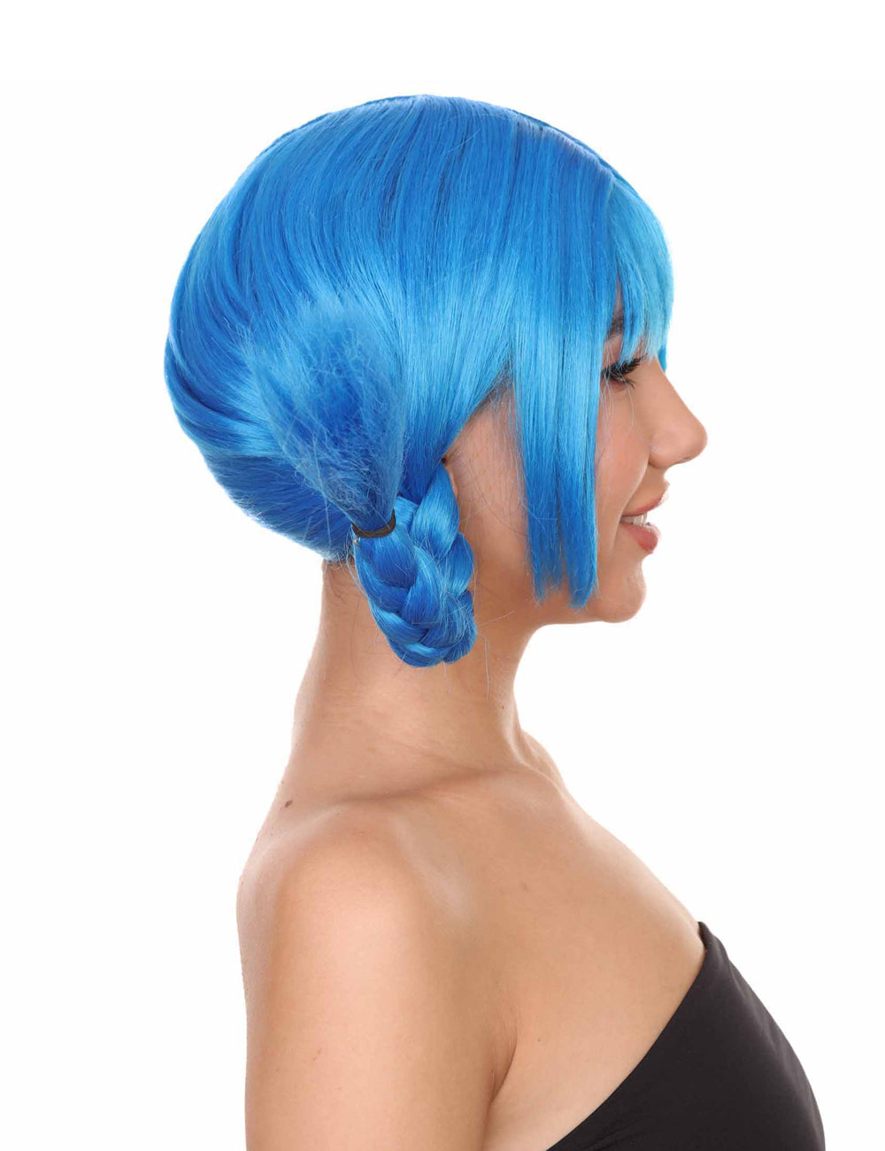 Wigs2you ハロウィンパーティープレミアムレディース H-1639 着用が簡単 とても快適 ピッピ ダークブルー
