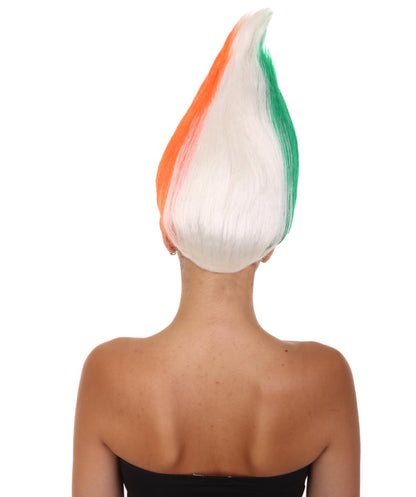 Wigs2youハロウィンパーティープレミアムレディースH-1879 着けやすい 非常に快適 アイルランド国旗トロールウィッグ