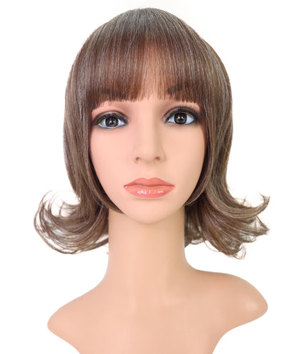 Wigs2you WS-2018 ファッション ウィッグ _ 耐熱アッシュベージュミックス 11インチ キャップレス