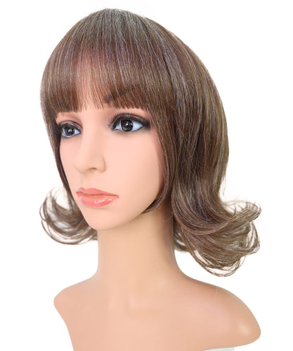 Wigs2you WS-2018 ファッション ウィッグ _ 耐熱アッシュベージュミックス 11インチ キャップレス
