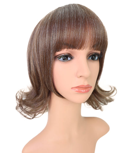 Wigs2you WS-2018 ファッション ウィッグ _ 耐熱アッシュベージュミックス 11インチ キャップレス