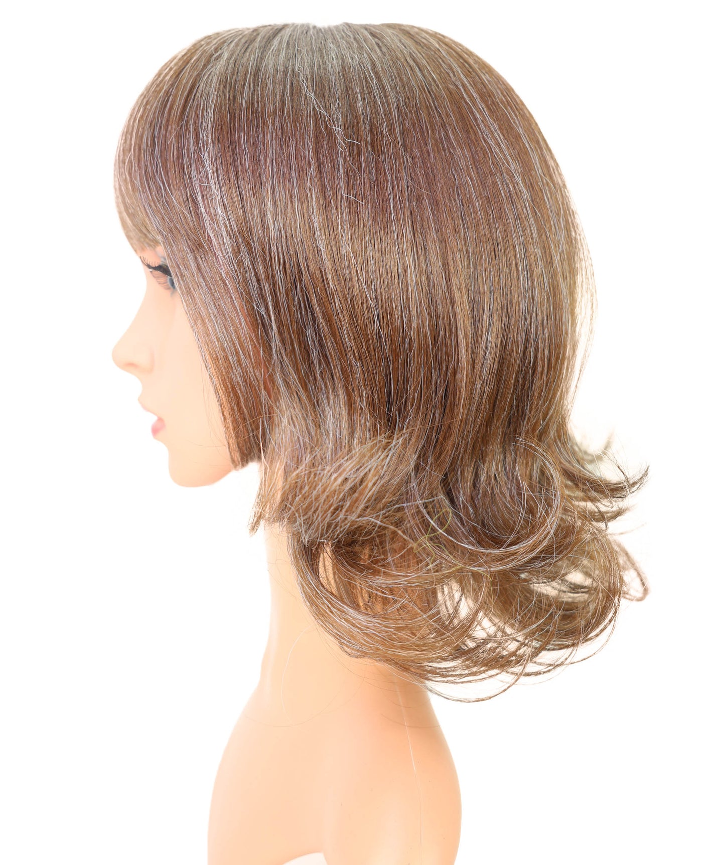 Wigs2you WS-2018 ファッション ウィッグ _ 耐熱アッシュベージュミックス 11インチ キャップレス