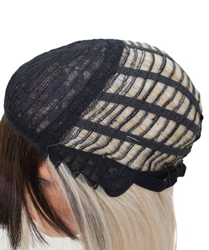 Wigs2you WS-2019 ファッション ウィッグ _ 耐熱ライトホワイトブラウン 12インチ キャップレス