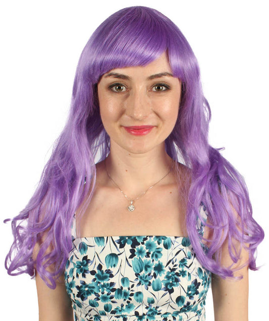 Wigs2you ハロウィン パーティー プレミアム H-821 バットマン 女性ジョーカー ウィッグ ライラック色