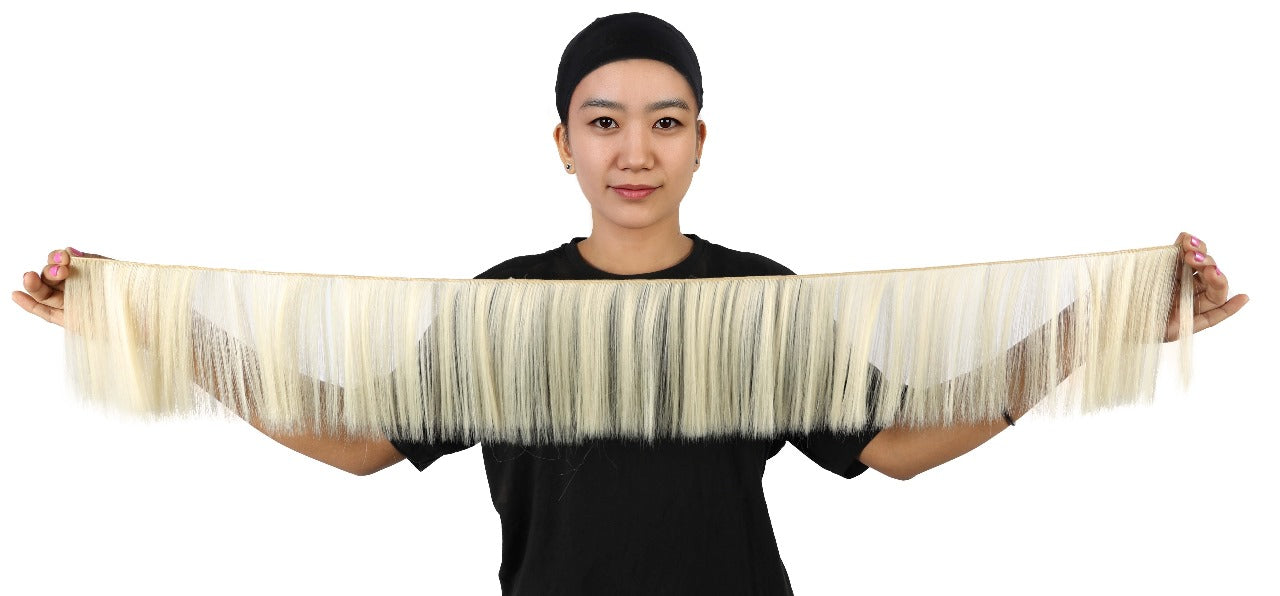 Wigs2you B-202 ドール用ウィフティング 15cm/25cm/40cm ストレート耐熱繊維 ブライスウィッグ用 ドール用ハンドメイド 属性なし プラッシュウィッグ | ブロンド合成繊維 | ドール製作、工芸、模型ヘッド、ぬいぐるみの修理に使えるDIYヘアピース | 柔らかくスタイリングしやすい