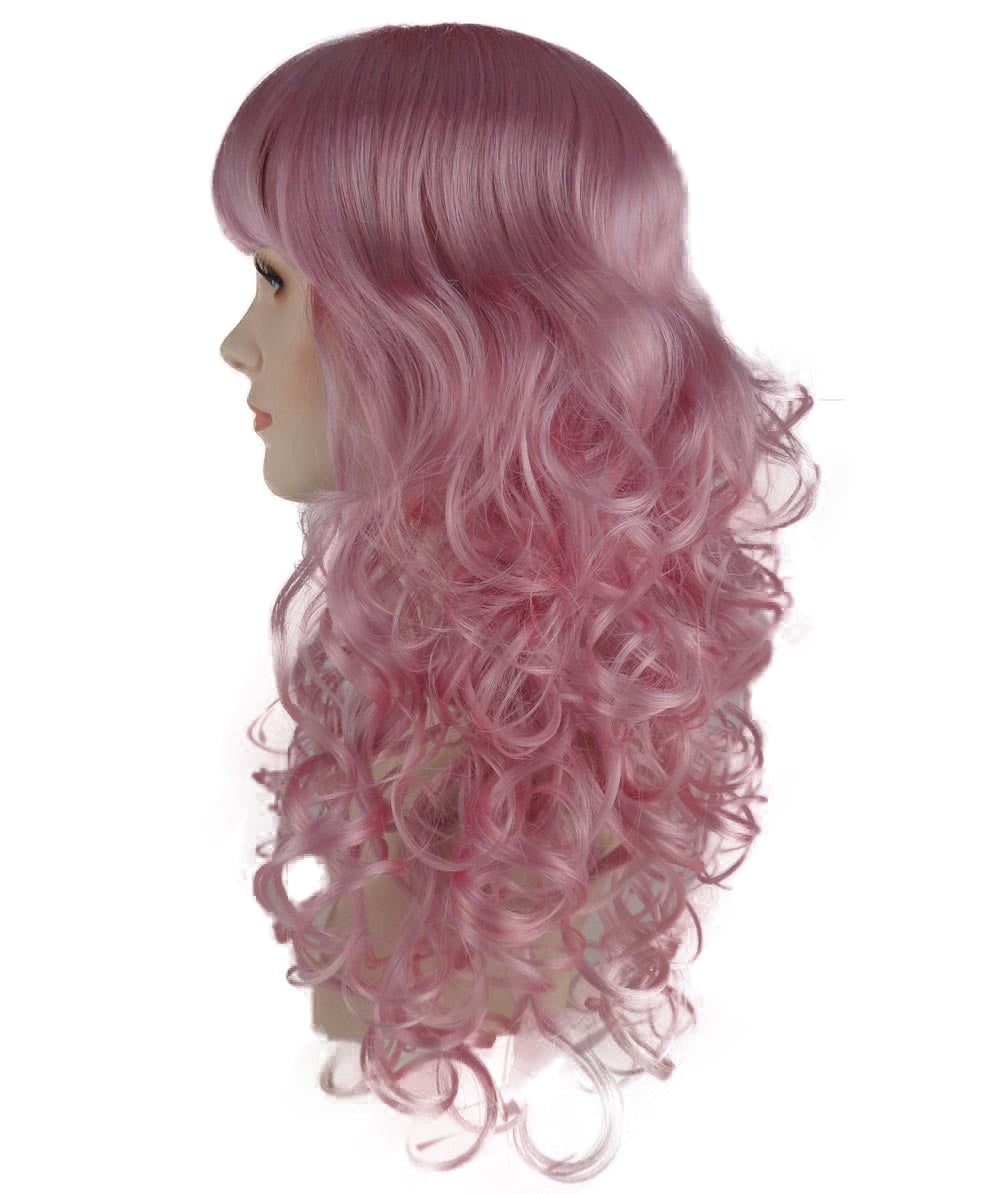 Wigs2you ハロウィン パーティー プレミアム H-826 バットマン 女性ジョーカー ウィッグ Lt ピンク色