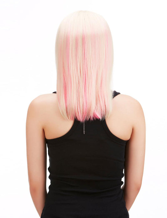パッツン前髪がとってもかわいいスタイルです！！ヘアーの長さが42ｃｍあります♪ウィッグネット付き♪ PTB-009