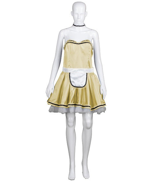 女性用 JCO-344_5 フレンチメイド制服コスプレ ゴールドコスチューム