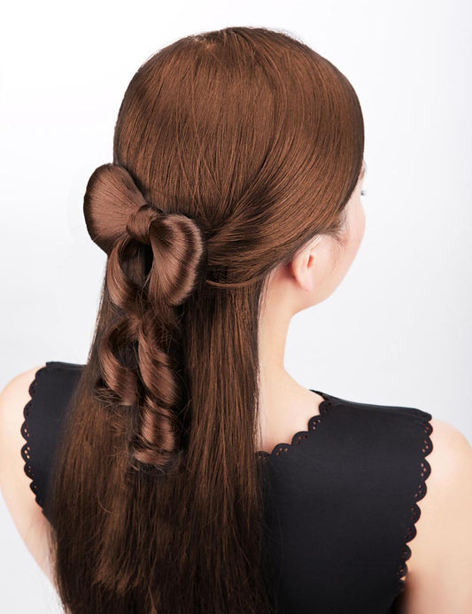 ヘアアクセサリー★リボンの形がとってもかわいいアクセサリー！！付け外しも簡単です♪ W-8252