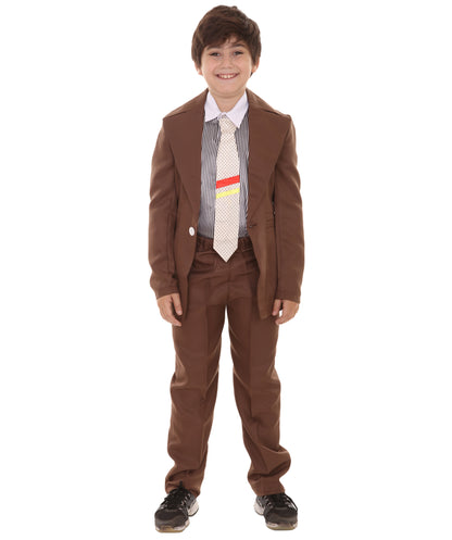 シンガー ボウイ JCP-028_7(Kids) コスプレコスチューム（子供用） ブラウン