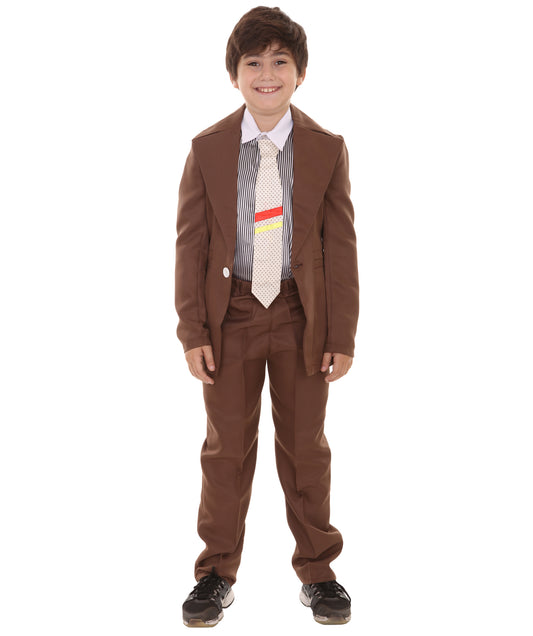 シンガー ボウイ JCP-028_7(Kids) コスプレコスチューム（子供用） ブラウン