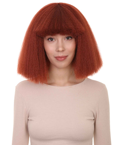 Wigs2you ハロウィンパーティープレミアムレディース H-1492 美しいルックを手に入れよう！ポップスターダークオーバーンウィッグ