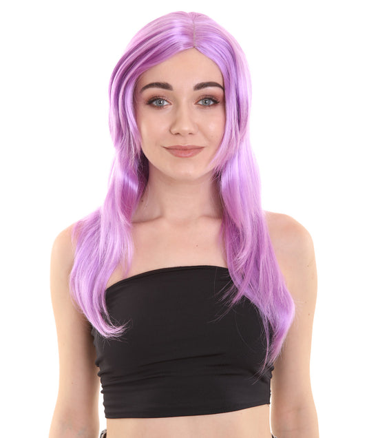 Wigs2you ハロウィン パーティー プレミアム H-941 3レイヤーのパーティー ガール ウィッグ Lt パープル カラー