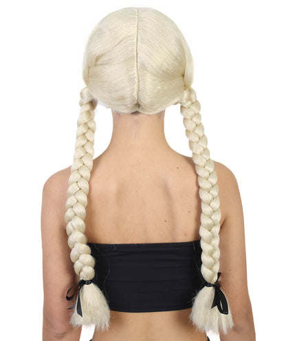 Wigs2you ハロウィンとパーティープレミアムレディース H-500 ブロンズ ダッチガールウィッグ イエロー