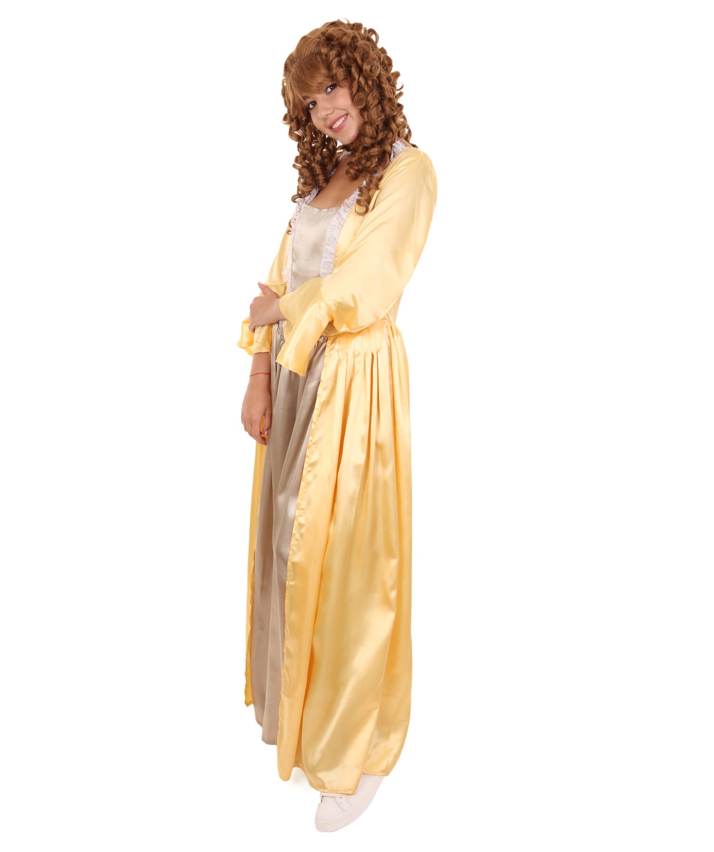 女性 JCP-159 の18世紀のロイヤルドレスコスチューム ゴールド コスプレコスチューム