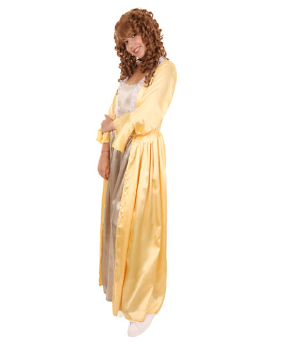女性 JCP-159 の18世紀のロイヤルドレスコスチューム ゴールド コスプレコスチューム