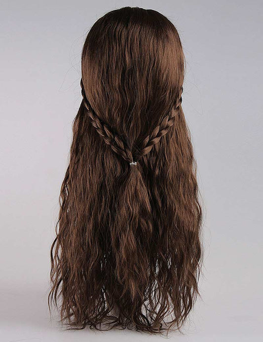 Gilded Goddess Wigs Collectionウィッグ コレクション | ロングレディースキャラクターコスプレハロウィンウィッグ | プレミアム通気性キャップレスキャップ H-369