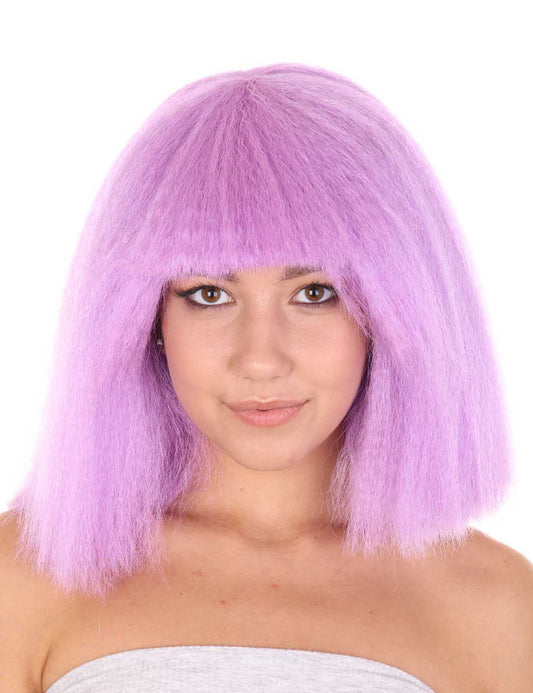 Wigs2you ハロウィンパーティープレミアムレディース H-1503 美しいルックを手に入れよう！ポップスターライトパープルウィッグ