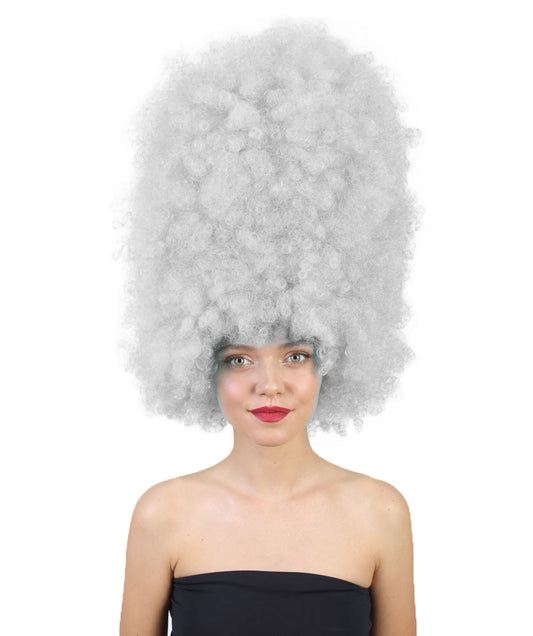 Wigs2you ハロウィンパーティ プレミアムレディース H-2013 着用しやすい 超巨大 グレー アフロウィッグ スタイルを大きくする