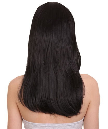 Wigs2you ハロウィン パーティー プレミアム レディース H-1055 とても快適なグラマー グリーン ウィッグ ブラック カラー