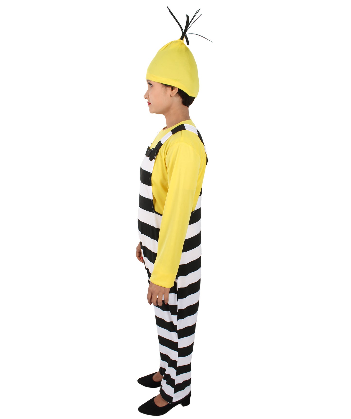 ユニセックス JCP-059 ハロウィン＆コスプレ コスチューム イエロー、ブラック＆ホワイト カラー マルチサイズ オプション