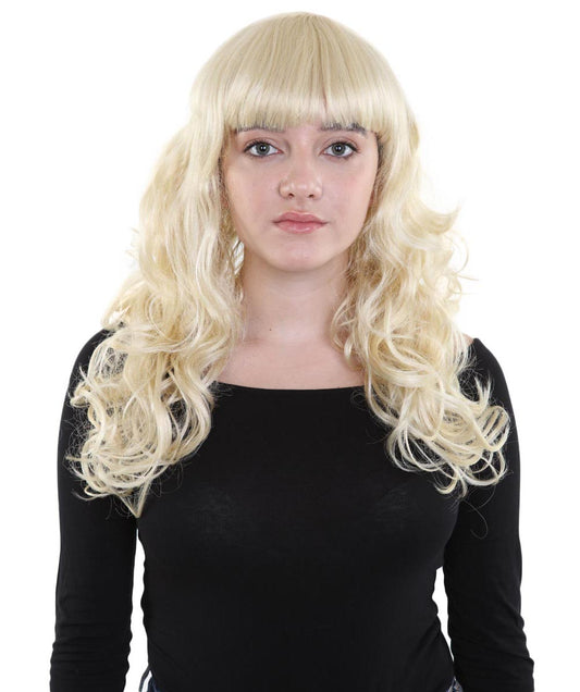 Wigs2you ハロウィンパーティープレミアム H-832 バットマン 女性ジョーカーウィッグ ブロンドカラー