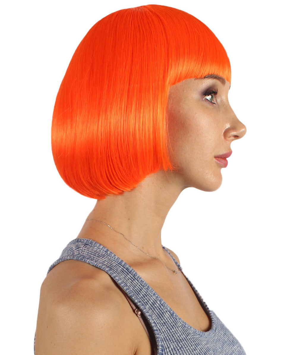Wigs2you ハロウィンとパーティープレミアムレディース H-502 クラシックフラッパー ネオンオレンジ