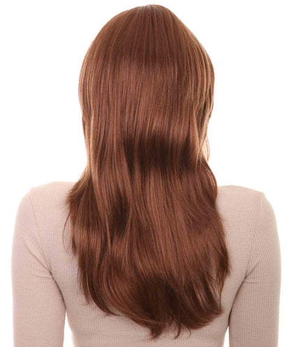 Wigs2you ハロウィンパーティープレミアム H-958 3レイヤーのパーティーガールウィッグ オーバーンブラウン色