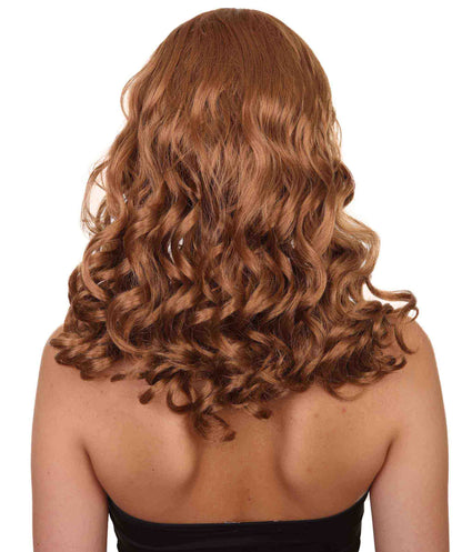 Wigs2you ハロウィンパーティープレミアムレディース H-1106 とても快適なアリスウィッグ 鏡の国のアリス Lt ブラウン色