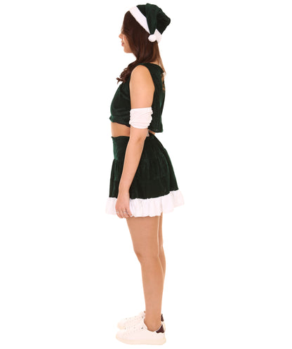 Wigs2you.com JCX-017女性のクリスマス黒色サンタクロースコスチューム,コスプレ衣装 。