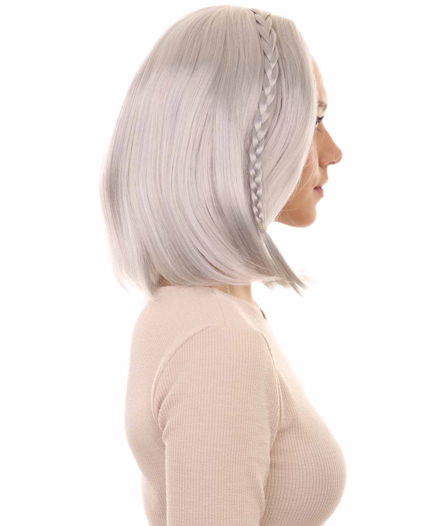 Wigs2you ハロウィンパーティープレミアム レディース H-909 スワンプクイーンウィッグ グレー色