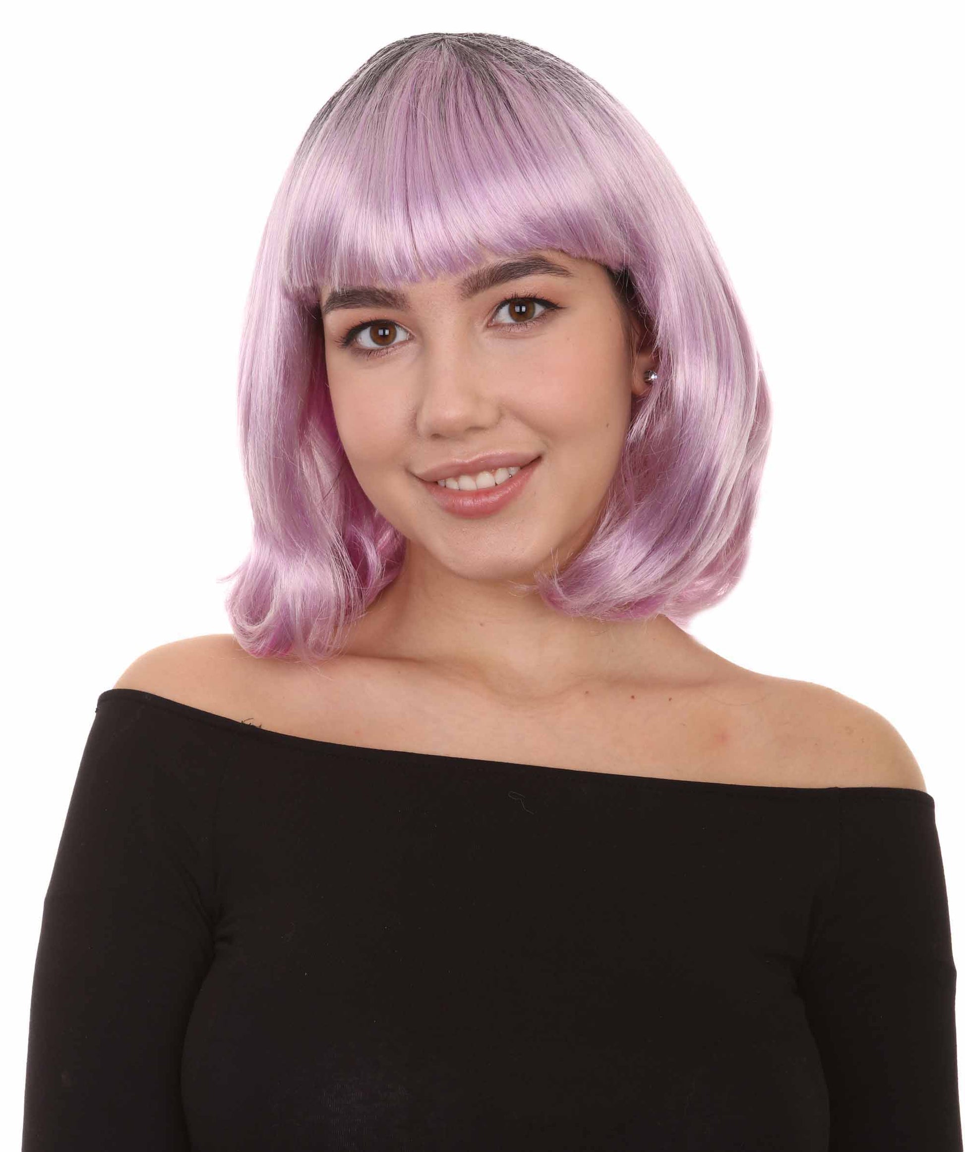 Wigs2youハロウィンパーティープレミアムレディースH-1982 美しい見た目のファッションカーリーウィッグ