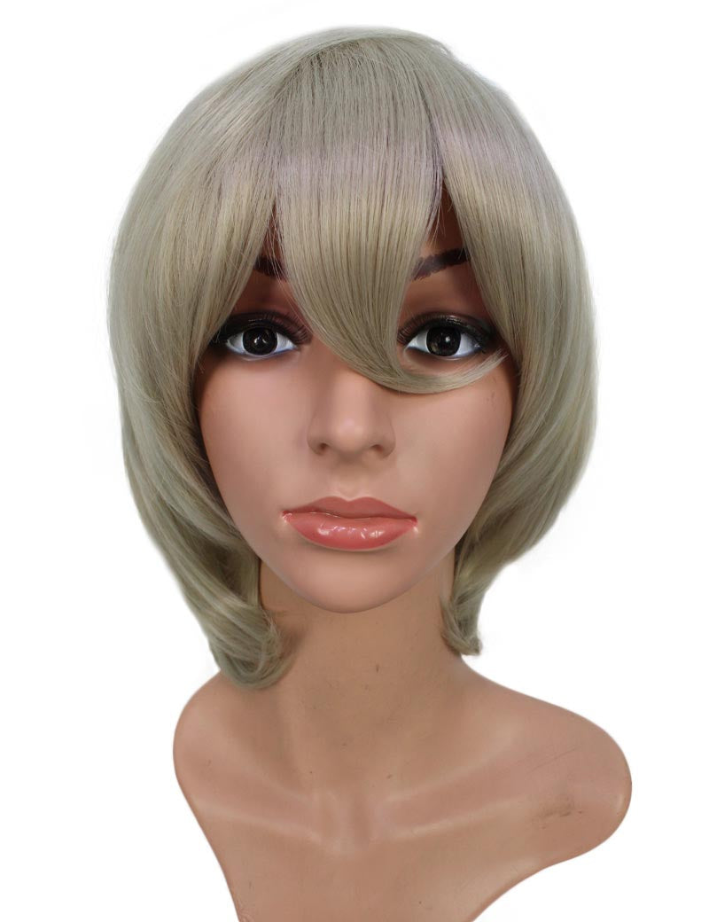 レディースファッション C-058 ミディアム C-ダークネイビー コスプレヒートスタイラブルウィッグ