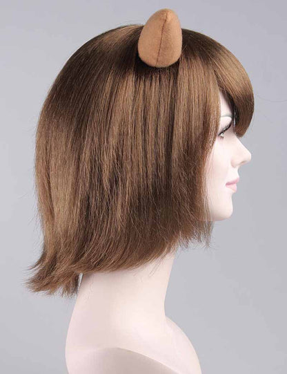 H-304鹿天使婦人用 茶色のコスプレかつらと耳 。