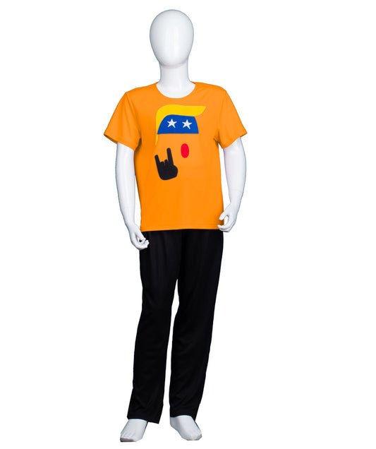 子供用 JCO-177(Kids)_1 プレジデント ロゴ Tシャツ オレンジ コスプレ コスチューム