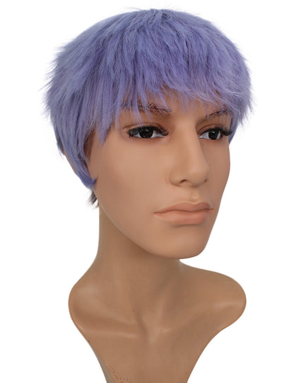 メンズファッション C-097 ショート C-スペシャルダブルパープル コスプレヒートスタイラブルウィッグ