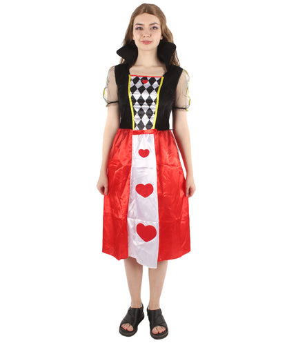 女性 JCP-123 のハートの女王コスチューム マルチカラーコスプレコスチューム