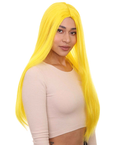 Wigs2you ハロウィンパーティープレミアム H-854 悪の花嫁 II 女性ウィッグ イエロー色