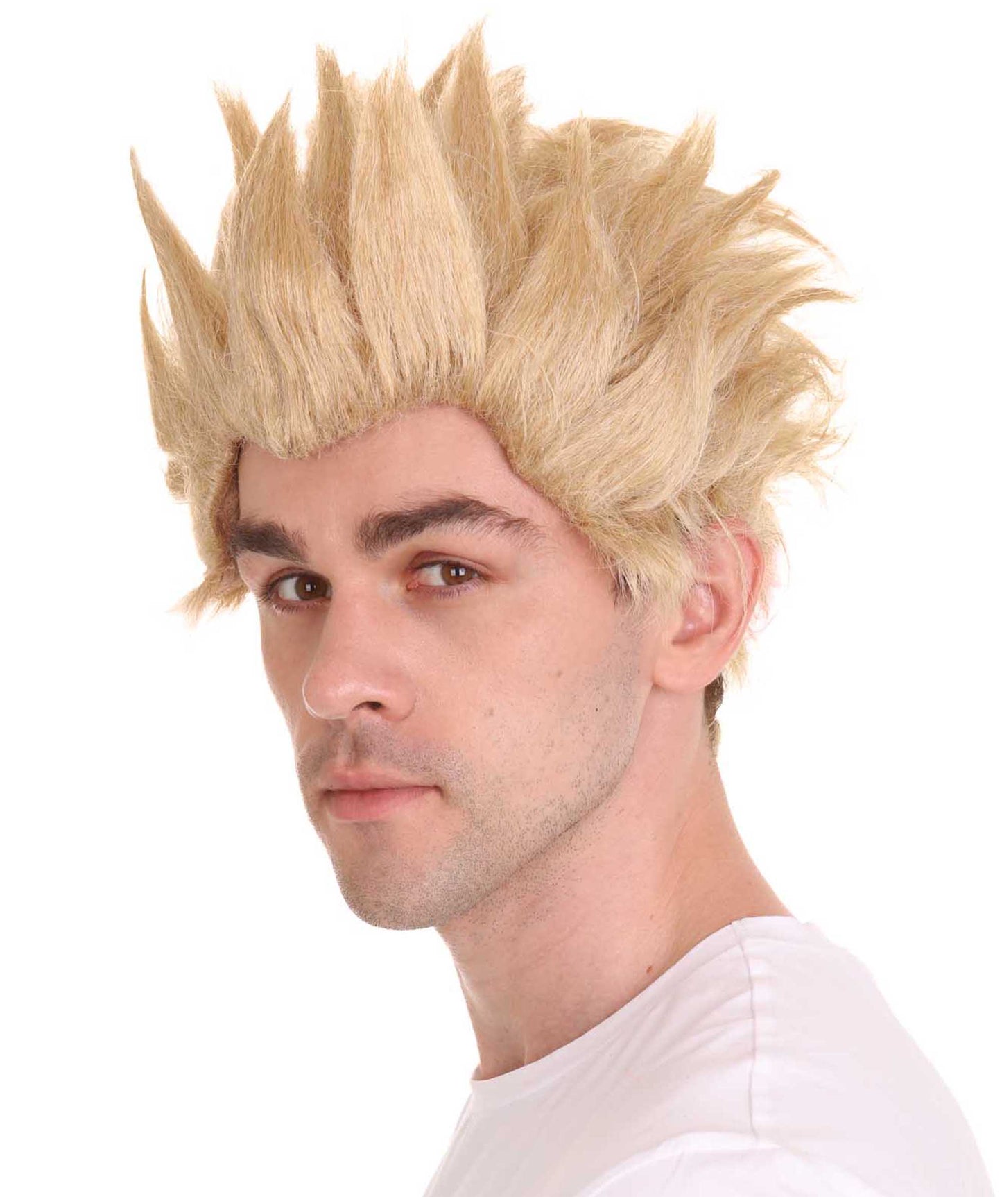 ハロウィンパーティープレミアムメンズ H-4838 「シュガーラッシュ：オンライン」ラルフ ゴールドウィッグ