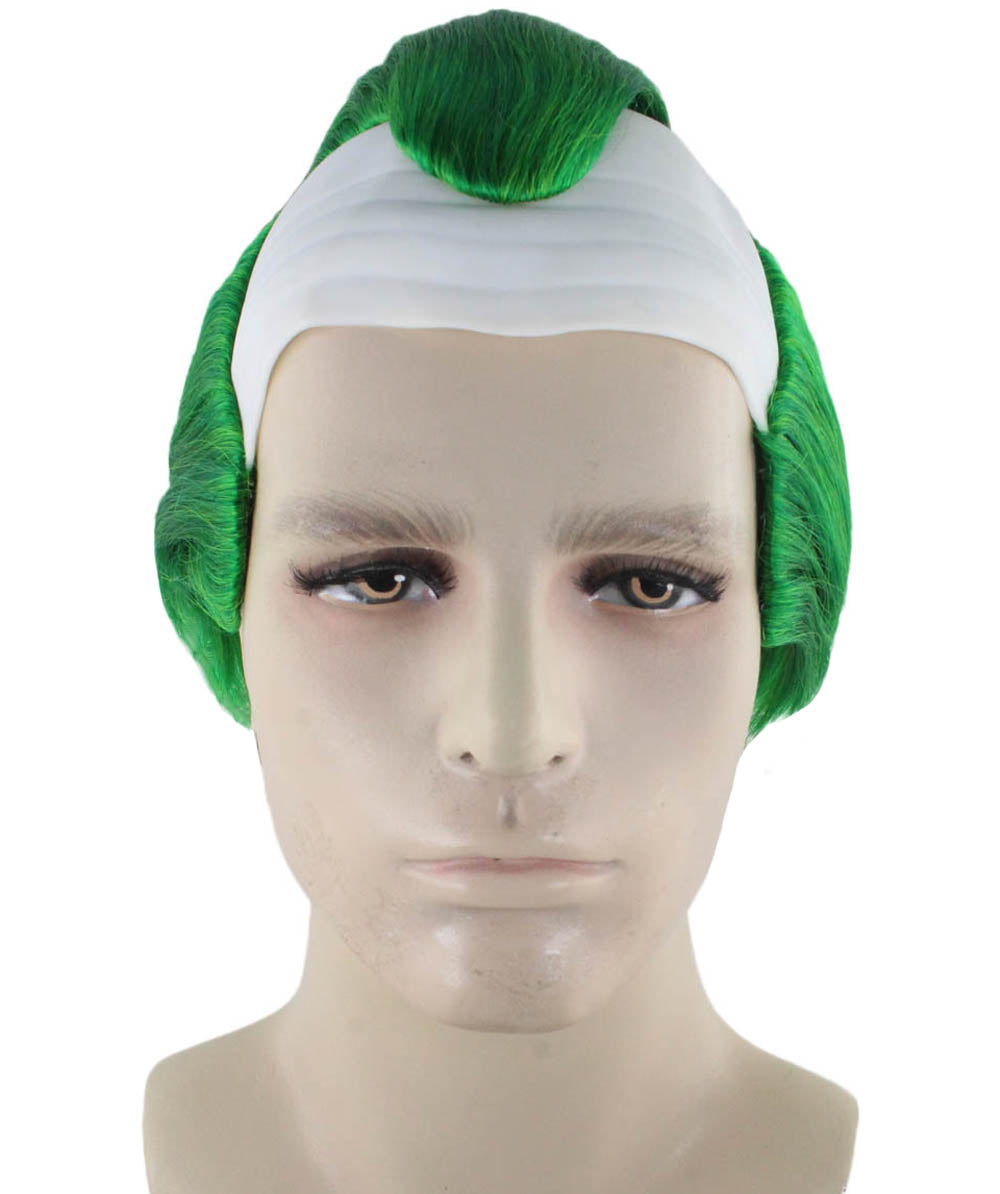 ハロウィンパーティー プレミアム 男性用 H-2503 グリーン ジョーカー ウィッグ