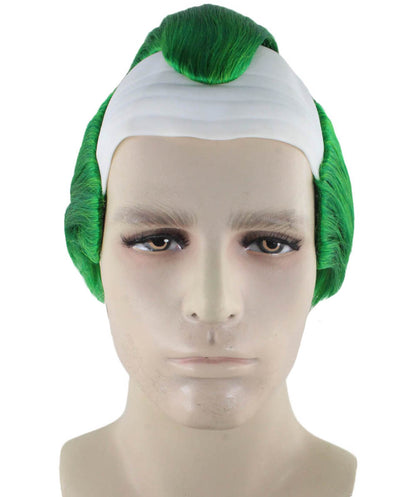 ハロウィンパーティー プレミアム 男性用 H-2503 グリーン ジョーカー ウィッグ